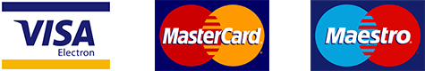 Плащания са възможни със следните карти